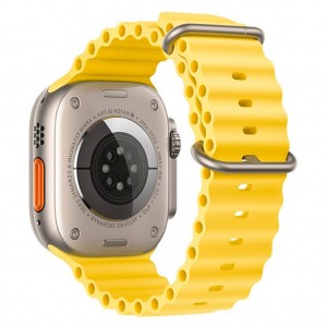 Ремешок Hoco WA12 for Apple Watch 1-8 (42/44/45/49mm) yellow