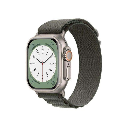 Ремінець Hoco WA20 for Apple Watch 1-8 (42/44/45/49mm) dark olive green