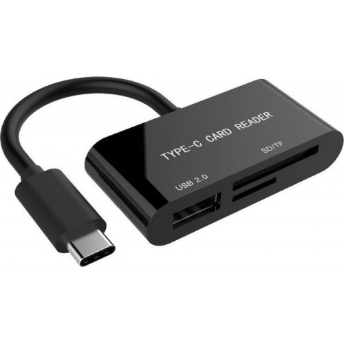 Картридер Gembird UHB-CR3-02 Type-C (MicroSD/SD/USB)