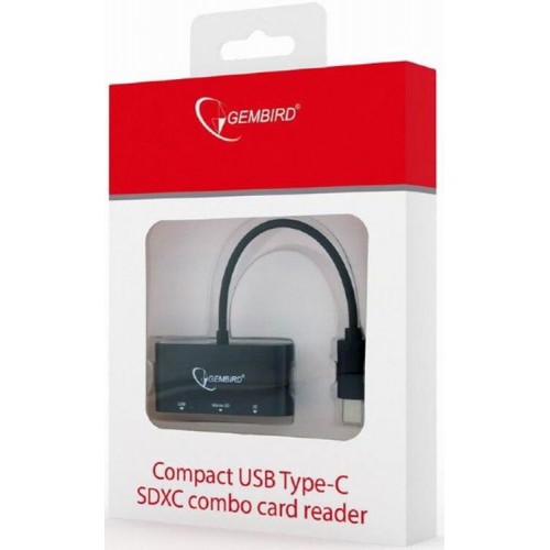 Картридер Gembird UHB-CR3-02 Type-C (MicroSD/SD/USB)