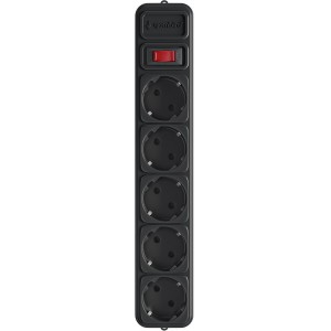 Сетевой фильтр Gembird SPG5-G-6B 1.8m black