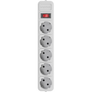 Мережевий фільтр Maxxter SPM5-G-10G 3.0m grey