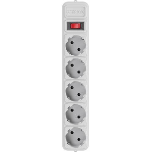 Мережевий фільтр Maxxter SPM5-G-10G 3.0m grey