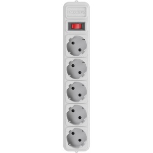 Мережевий фільтр Maxxter SPM5-G-6G 1.8m grey