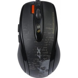 Мышь A4Tech F5, V-Track, USB black