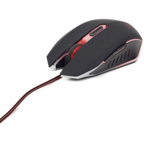 Мышь игровая Gembird MUSG-001-R, USB Red