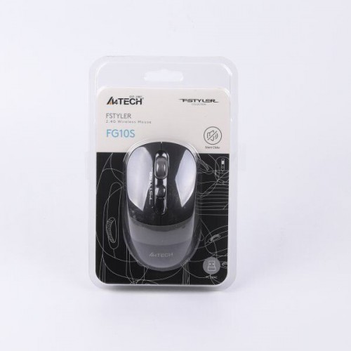 Мышь A4Tech FG10S Fstyler grey
