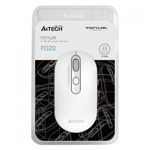 Мышь A4Tech FG20 Fstyler Icy white