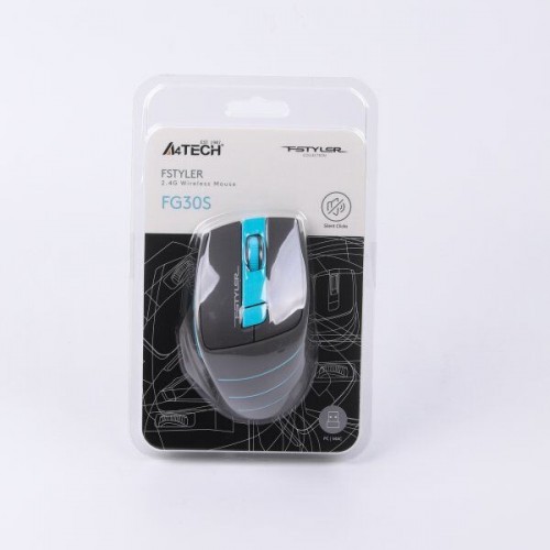 Мышь A4Tech FG30S Fstyler blue