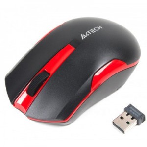 Мышь A4Tech G3-200N black/red