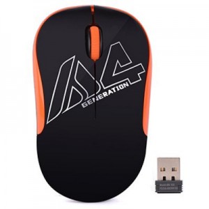 Мышь A4Tech G3-300N black/orange