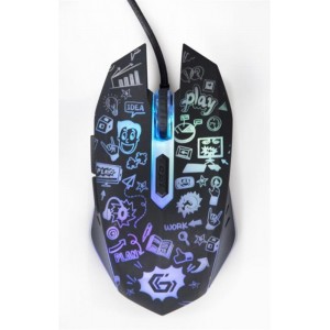 Мышь Gembird MUS-6B-GRAFIX-01, USB black