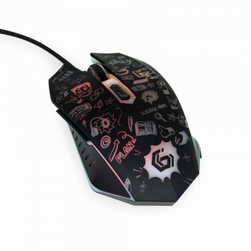 Мышь Gembird MUS-6B-GRAFIX-01, USB black