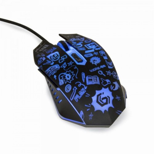 Мышь Gembird MUS-6B-GRAFIX-01, USB black