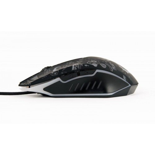 Мышь Gembird MUS-6B-GRAFIX-01, USB black