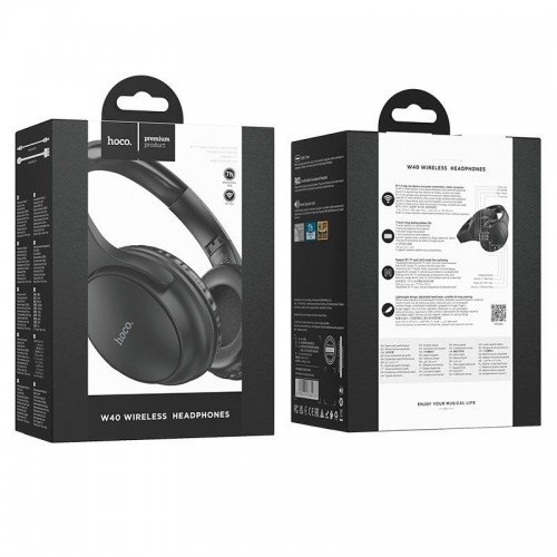 Наушники Hoco W40 Mighty black