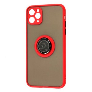 Накладка Goospery Ring Apple iPhone 11 (6.1") red
