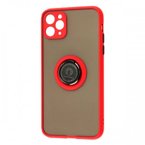 Накладка Goospery Ring Apple iPhone 11 (6.1") red