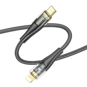 USB кабель Hoco U121 Type-C to Lightning black