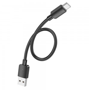 USB кабель Hoco X96 USB to Type-C 27W 0.25m. black