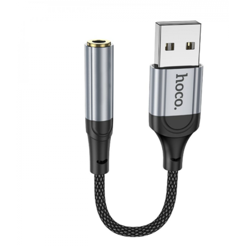 Переходник Hoco LS36 USB audio converter black
