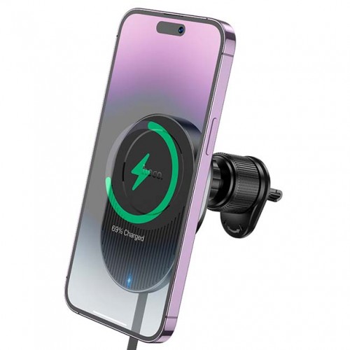 Тримач Hoco HW12 MagSafe Wireless Charging 15W black