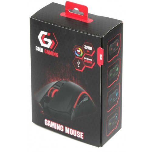 Мышь игровая Gembird MUSG-301, USB Black