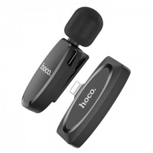 Микрофон Hoco L15 Lightning black