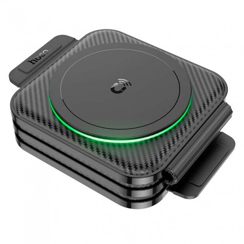 Беспроводное зарядное устройство Hoco CQ4 3in1 Magnetic Wireless Fast Charger 15W black