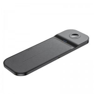 Беспроводное зарядное устройство Hoco CQ5 3in1 Wireless Fast Charger 22.5W black