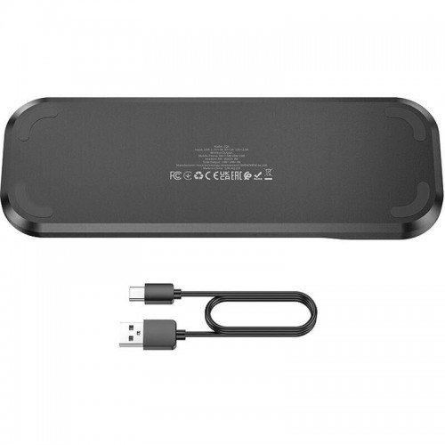 Бездротовий зарядний пристрій Hoco CQ6 3in1 Wireless Fast Charger 23W black