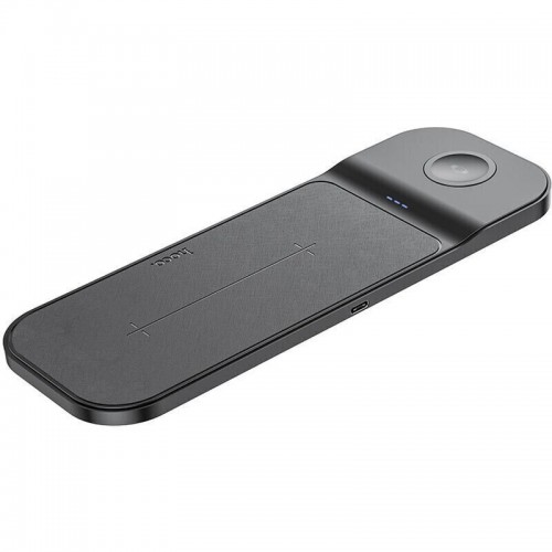 Бездротовий зарядний пристрій Hoco CQ6 3in1 Wireless Fast Charger 23W black
