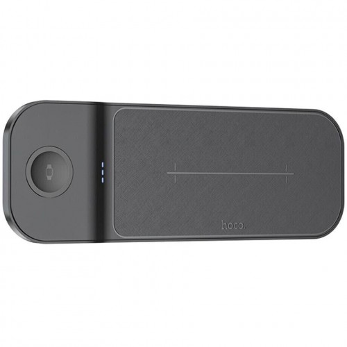 Бездротовий зарядний пристрій Hoco CQ6 3in1 Wireless Fast Charger 23W black