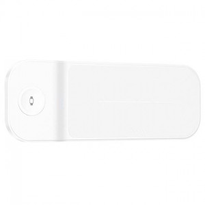 Беспроводное зарядное устройство Hoco CQ6 3in1 Wireless Fast Charger 23W white
