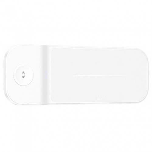 Беспроводное зарядное устройство Hoco CQ6 3in1 Wireless Fast Charger 23W white