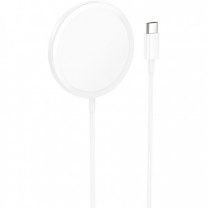 Беспроводное зарядное устройство Hoco CW52 MagSafe Wireless Charger 15W white
