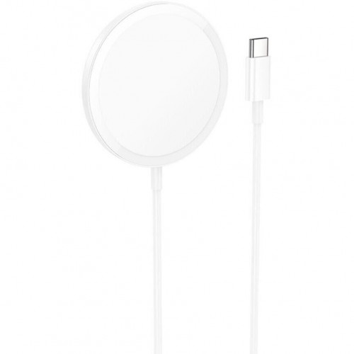 Беспроводное зарядное устройство Hoco CW52 MagSafe Wireless Charger 15W white