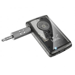 FM-трансмиттер Hoco E66 AUX Bluetooth Receiver 3.5mm.