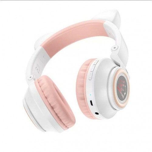 Навушники Borofone BO18 Bluetooth Cat Ear White