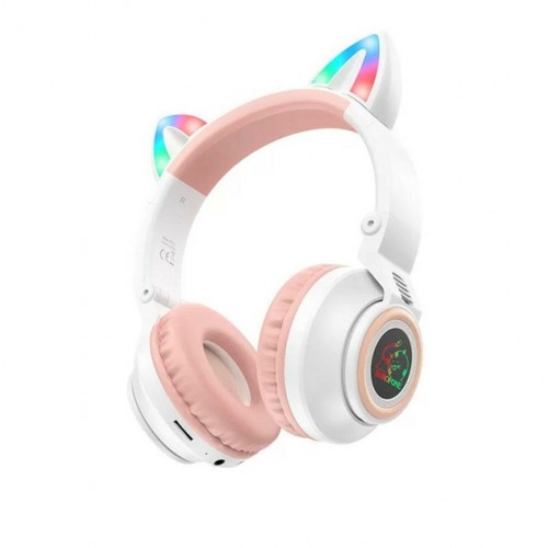 Навушники Borofone BO18 Bluetooth Cat Ear White