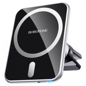 Держатель Borofone BH43 MagSafe wireless charger Black