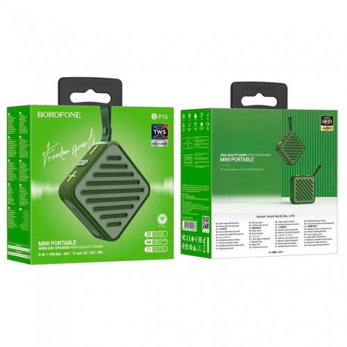 Колонка Borofone BP16 green