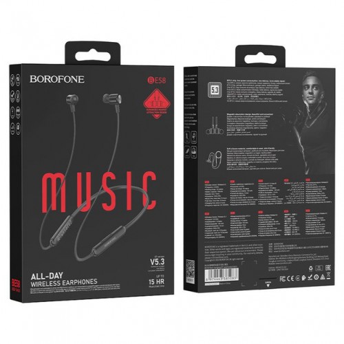 Навушники Borofone BE58 Sports Bluetooth Black