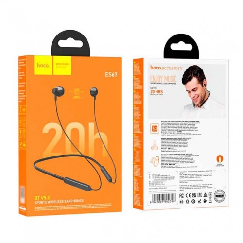 Наушники Hoco ES67 Sports Bluetooth Black