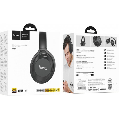 Наушники Hoco W37 Sound ANC Black