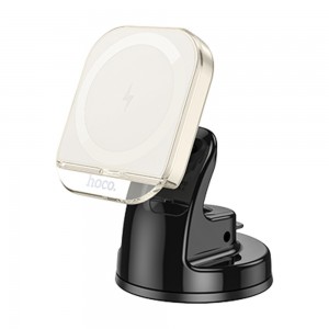 Держатель Hoco HW18 MagSafe Wireless Charging 15W white