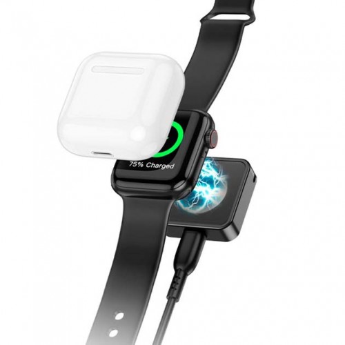 БЗУ Hoco CW55 Portable Wireless Charger for Apple Watch black