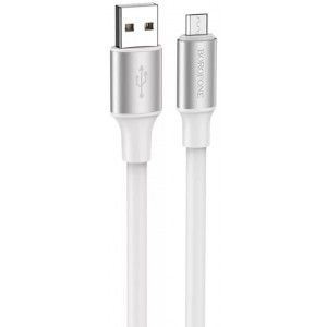 USB кабель Borofone BX82 MicroUSB white