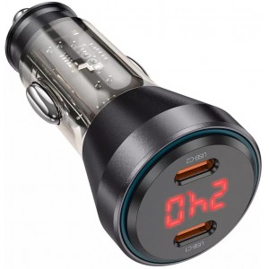 АЗУ Hoco NZ12C LCD PD (2xType-C, 60W) Black