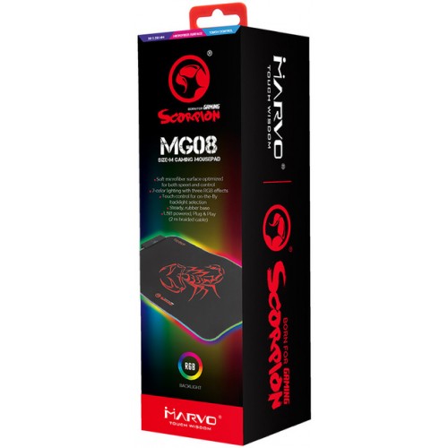 Игровая поверхность Marvo MG08 M RGB Lighting